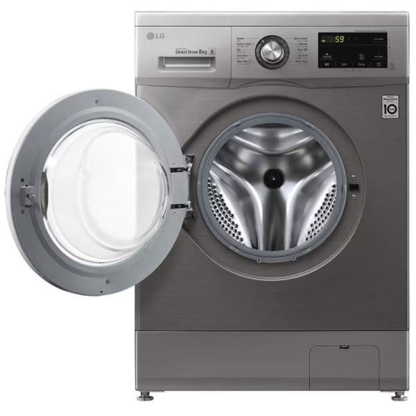 Machine à laver LG 8Kg-1200Tr frontale silver (FH2J3TNG5P) Machine à laver LG 8Kg-1200Tr frontale silver (FH2J3TNG5P)